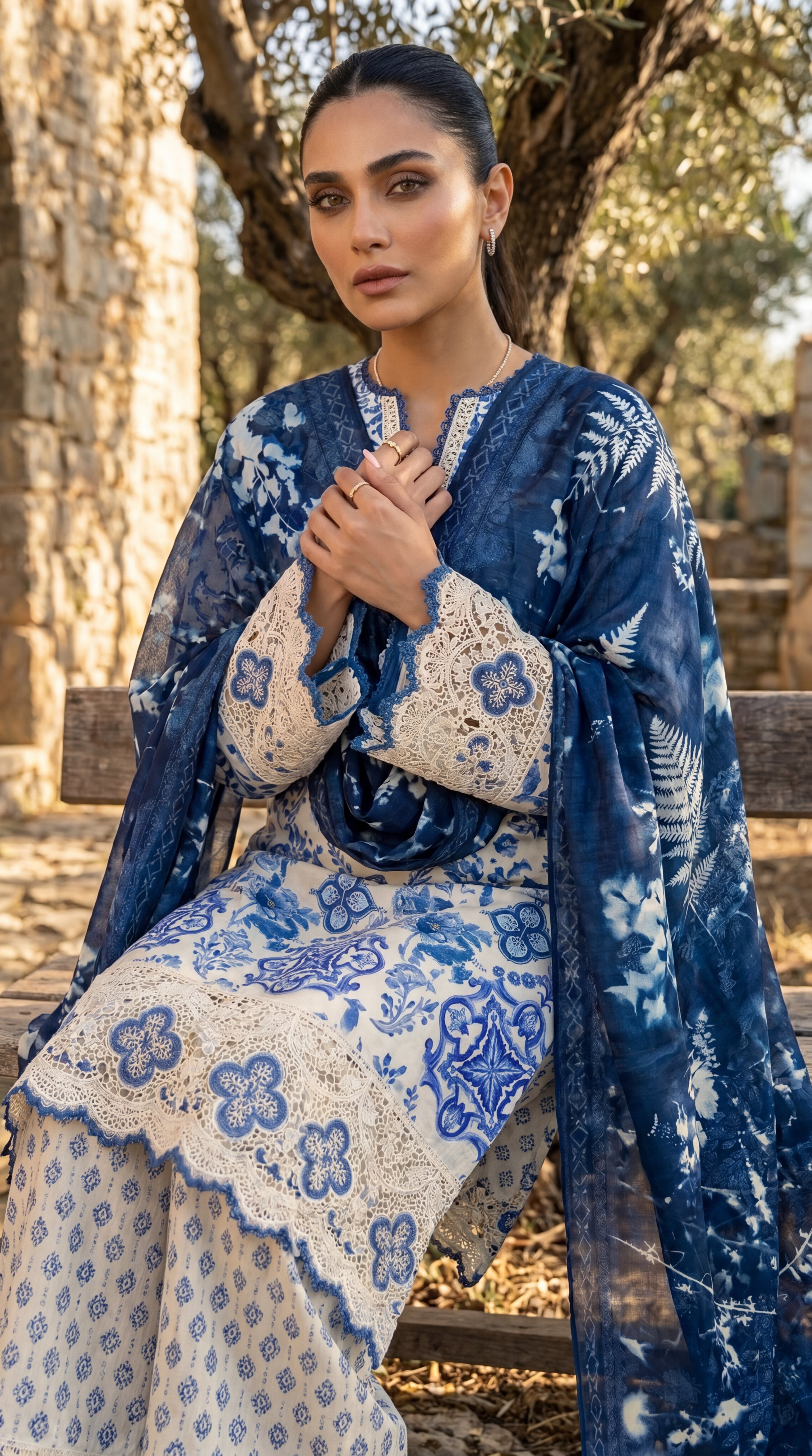 3 Piece Unstitched Summer Lawn