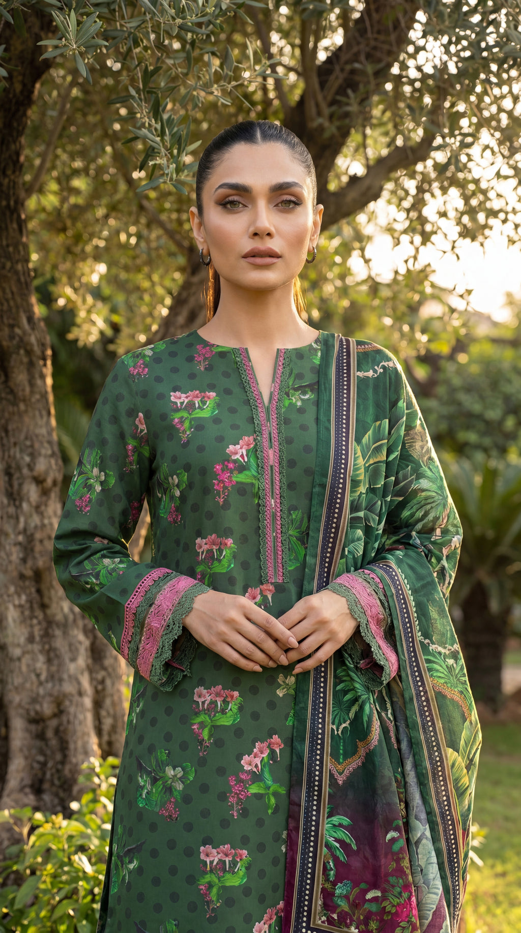 3 Piece Unstitched Summer Lawn
