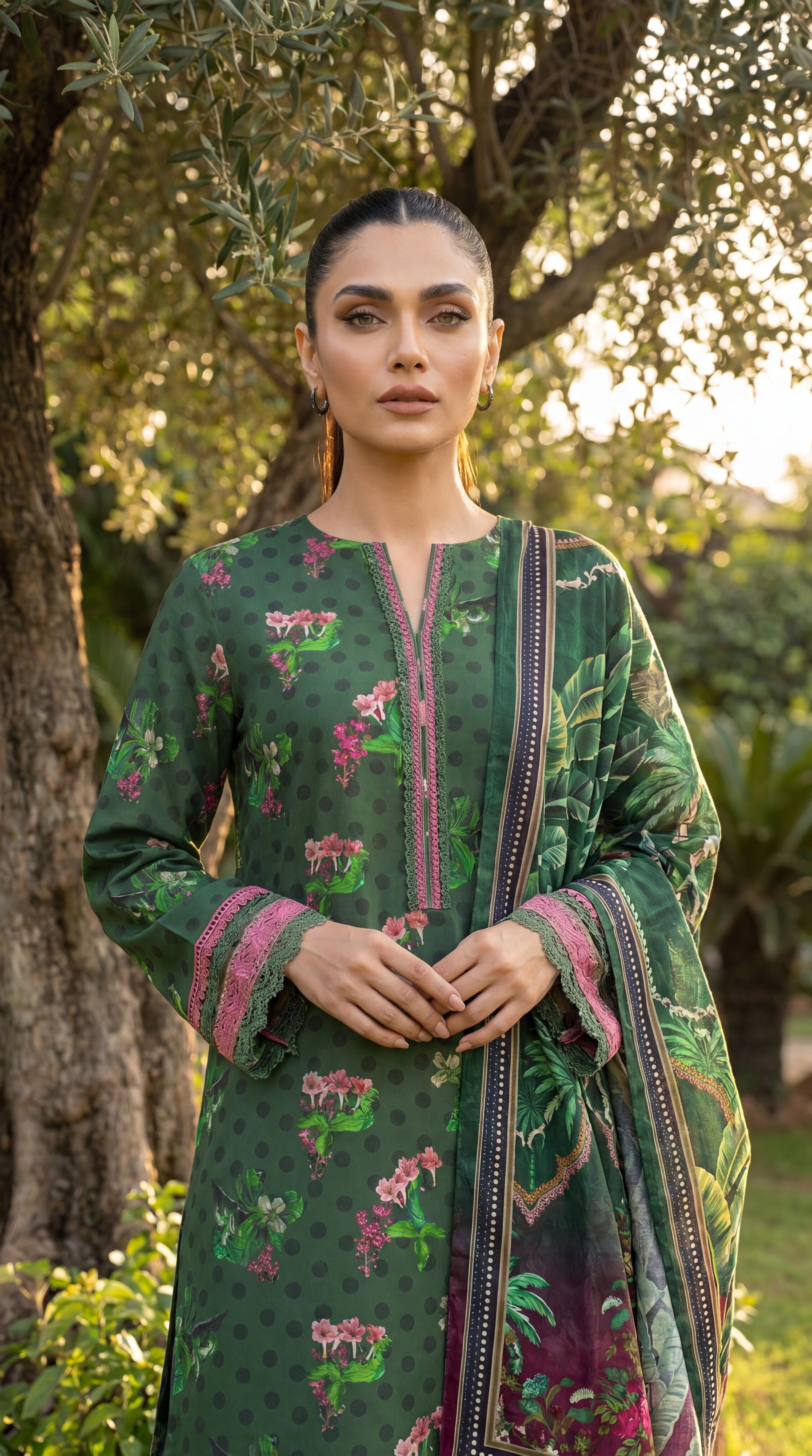 3 Piece Unstitched Summer Lawn