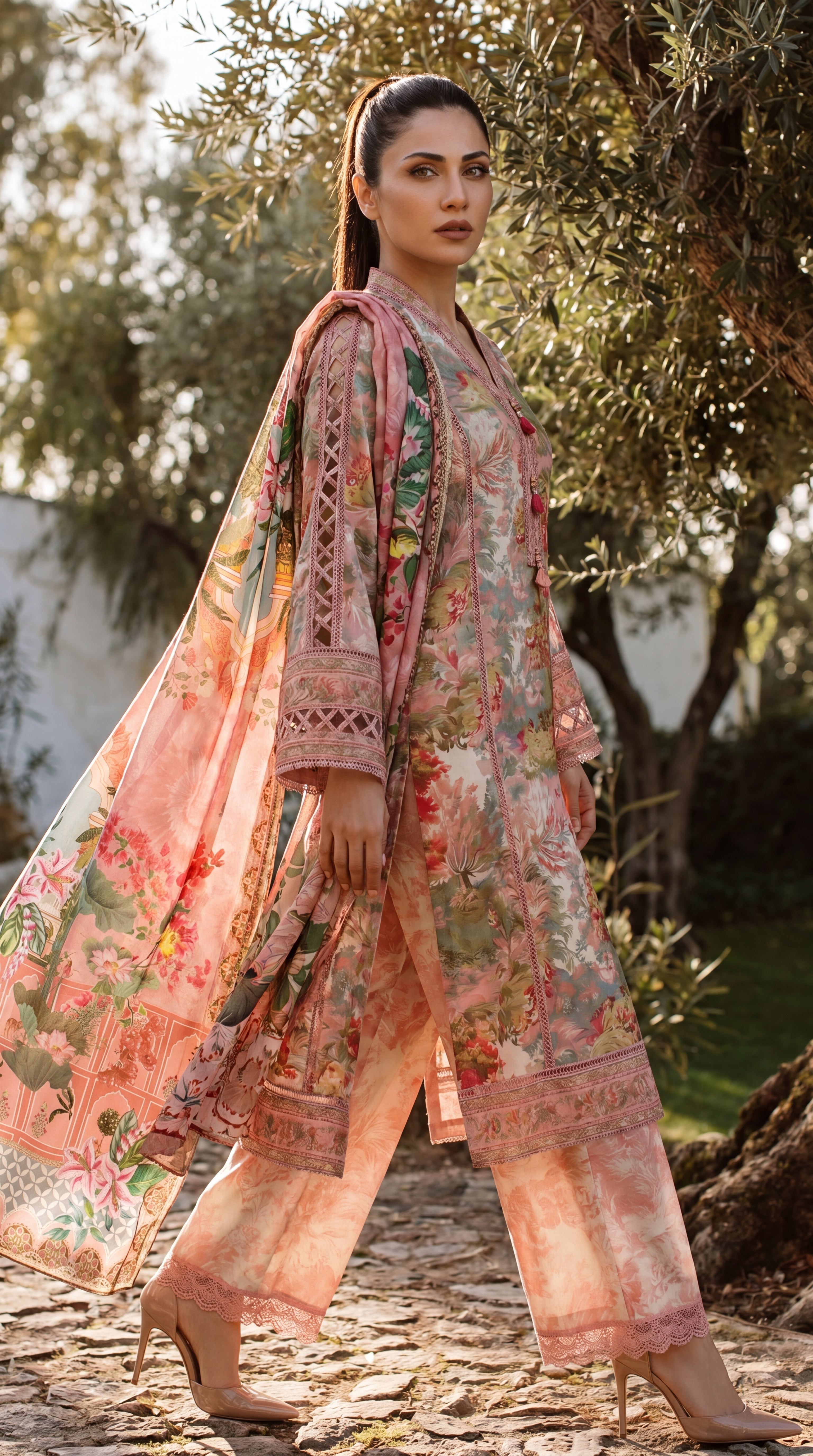 3 Piece Unstitched Summer Lawn
