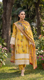 3 Piece Unstitched Summer Lawn