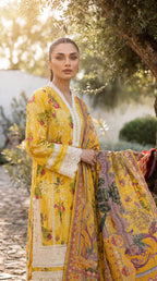 3 Piece Unstitched Summer Lawn